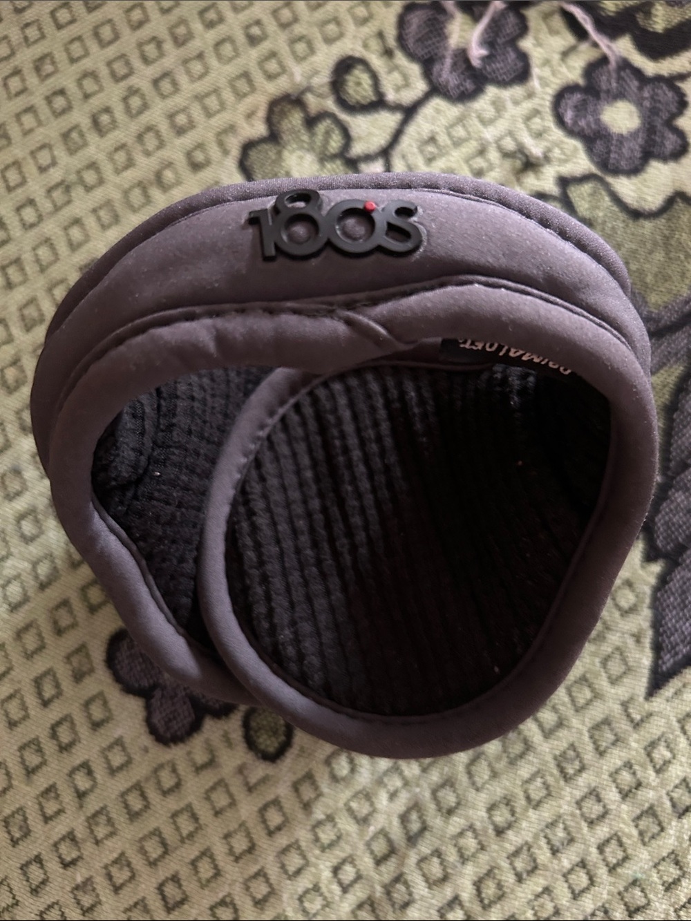 Black Fleece Ear Warmers